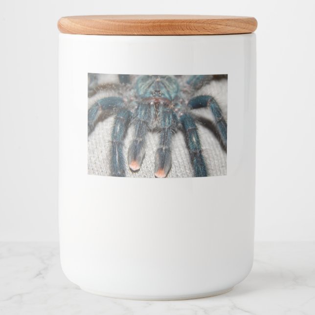 blue tarantula food label (Front)