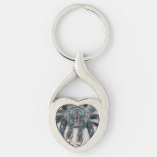 blue tarantula key ring