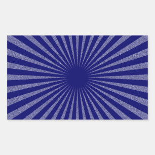 Blue Target - Rectangular Sticker