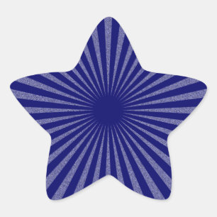 Blue Target - Star Sticker