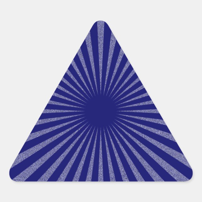 Blue Target - Triangle Sticker (Front)
