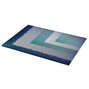 blue teal gray ex pastel cutting board