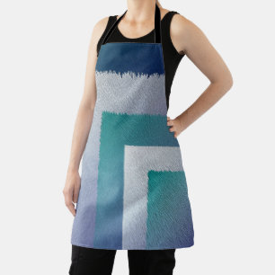 blue teal grey ex pastel apron