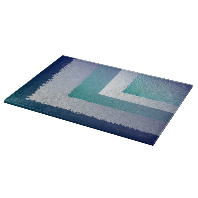 blue teal grey ex pastel cutting board (Corner)