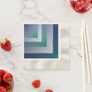 blue teal grey ex pastel napkin