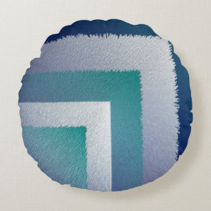 blue teal grey ex pastel round cushion