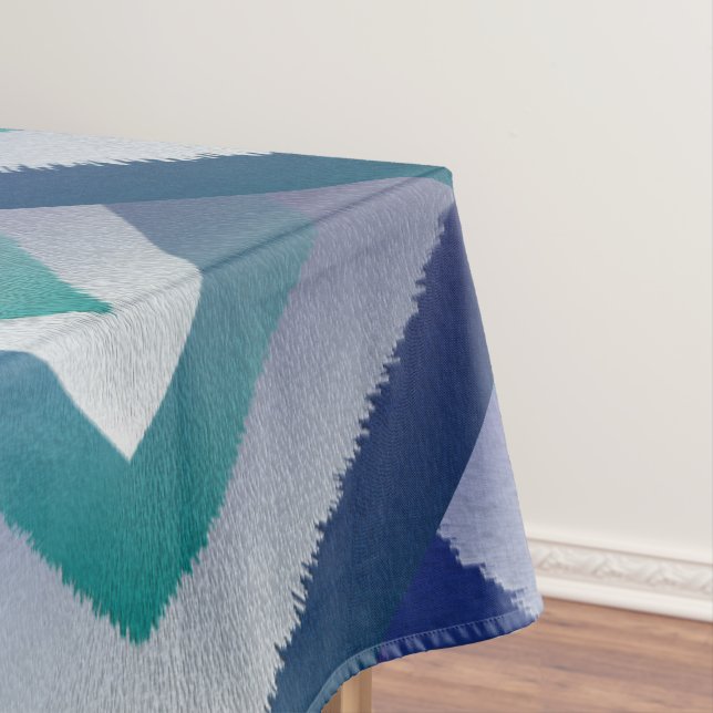 blue teal grey ex pastel tablecloth (In Situ)