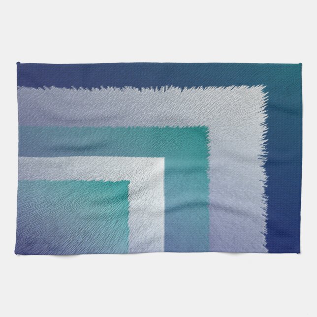 blue teal grey ex pastel tea towel (Horizontal)