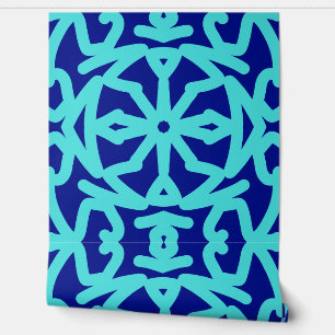 Blue& teal "Ratti_Creative_Arts" wallpaper Wallp