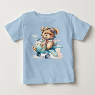 Blue teddy top