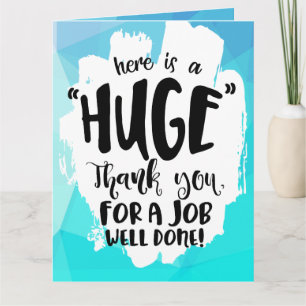 Blue Tempest Good Job Giant Thank You