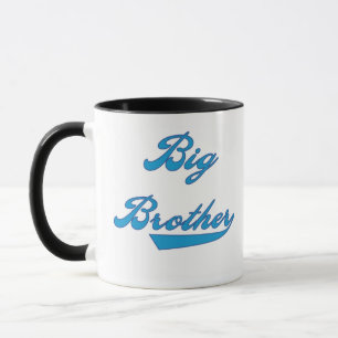 Blue Text Big Brother Mug
