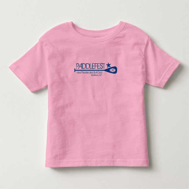 Blue Text ringer T Toddler T-Shirt (Front)