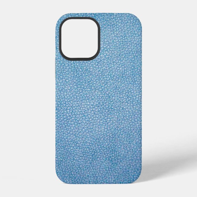 Blue textile iPhone case (Back)