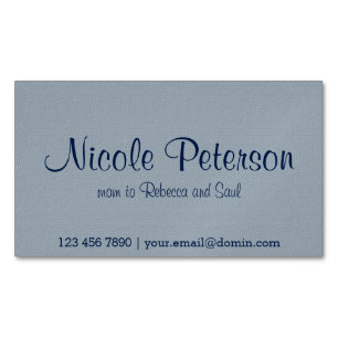 Blue Textured Mummy Card