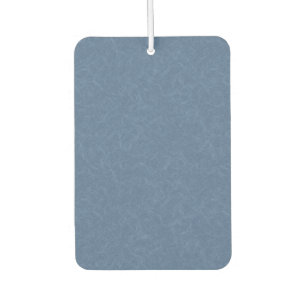 Blue textured pattern with swirling cloud car air freshener