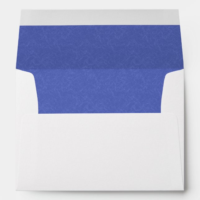 Blue textured pattern with swirling cloud envelope (Back (Bottom))