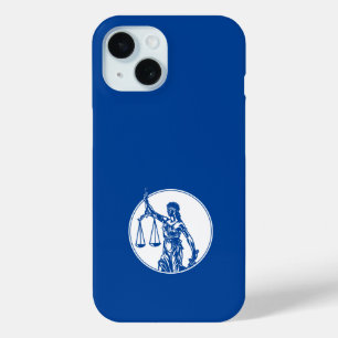 Blue Themis   Temida iPhone 15 Case
