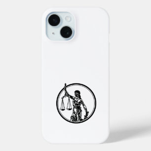 Blue Themis   Temida iPhone 15 Case