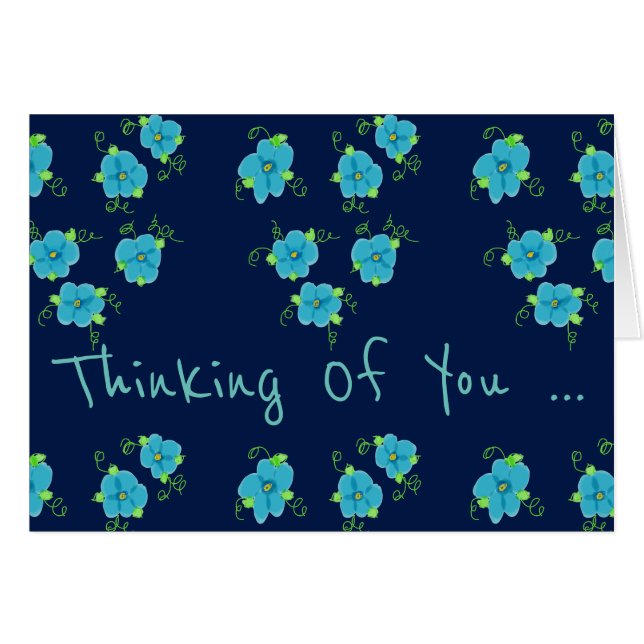 Blue Thinking Of You (Front Horizontal)