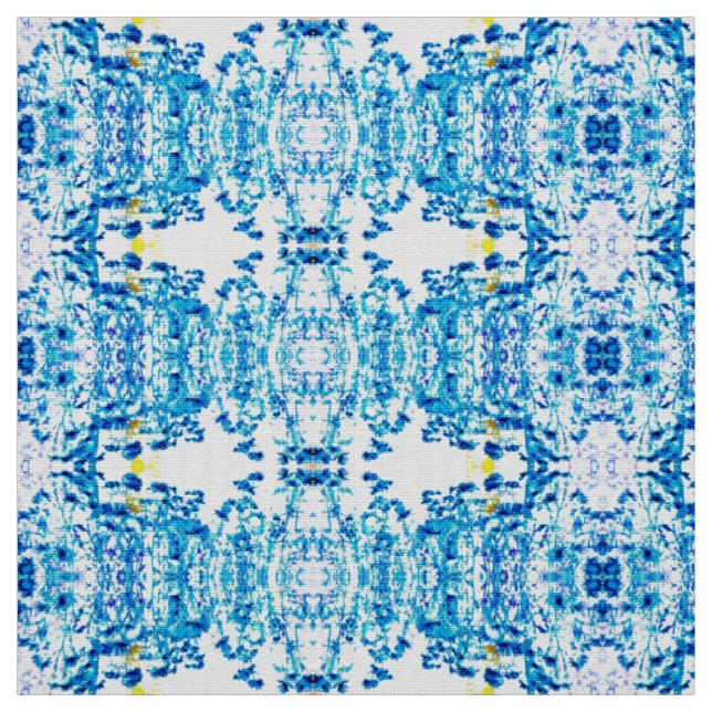 Blue Thistle Fabric (Swatch)