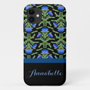 Blue Thistles iPhone 11 Case