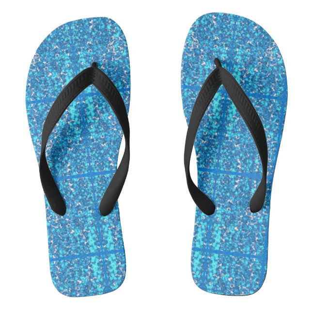 blue thongs (Footbed)