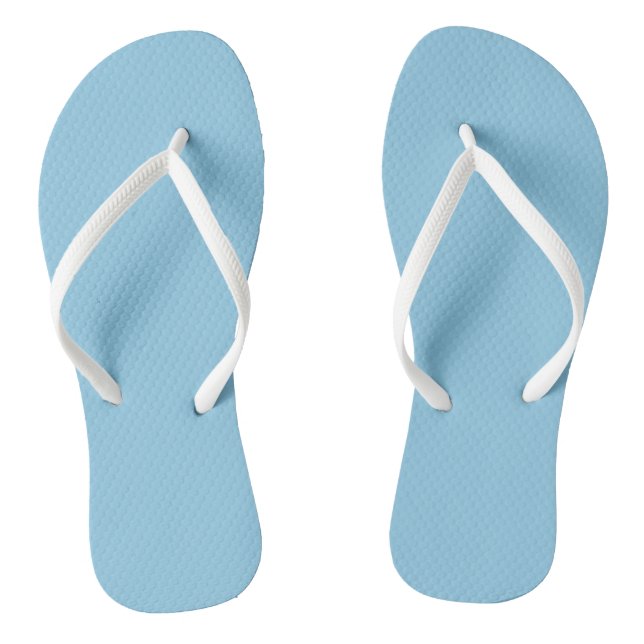 blue thongs (Footbed)