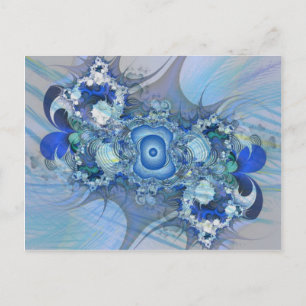 Blue thorn postcard