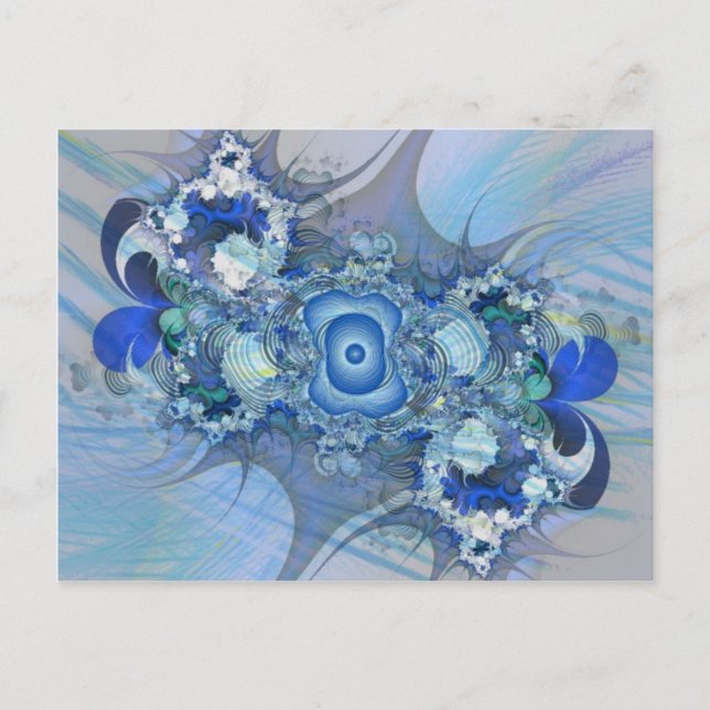 Blue thorn postcard (Front)