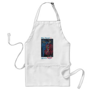 Blue Thread Suits Standard Apron