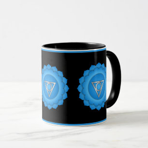 Blue Throat Chakra Zen Yoga Namaste Mug