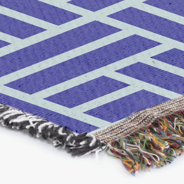 Blue Throw Blanket (Corner)