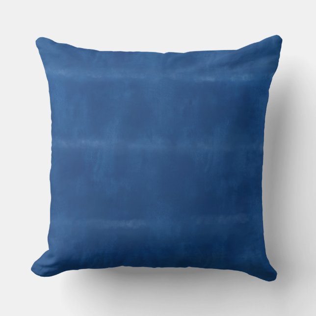 Blue Throw Pillow (Front)