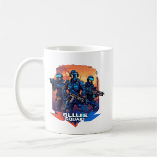 Blue Thunder Squad Mug - Power Up Your Gaming Sess