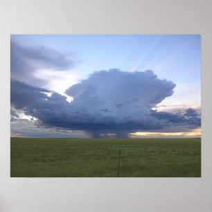 Blue Thunderhead Poster