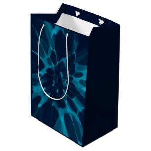 Blue Tie dye  Medium Gift Bag