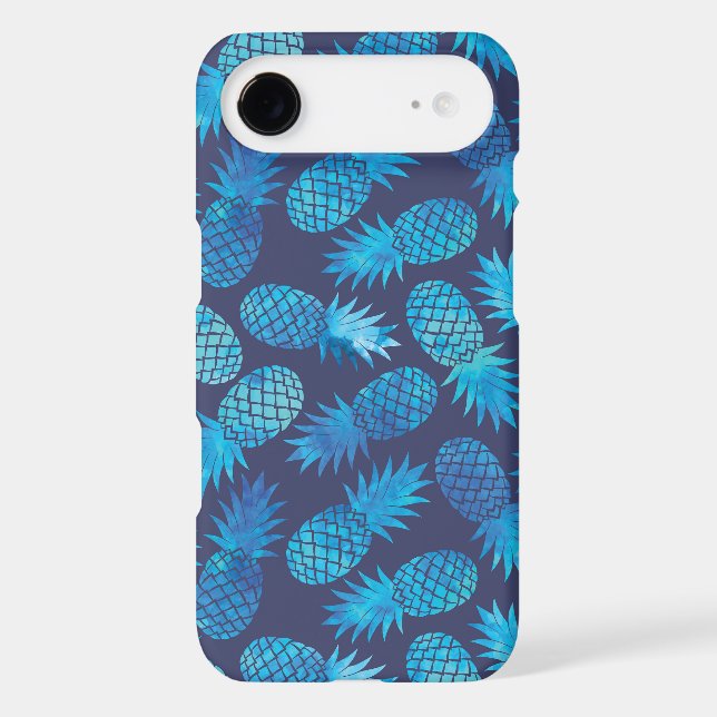 Blue Tie Dye Pineapples Case-Mate iPhone Case (Back)