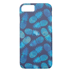 Blue Tie Dye Pineapples iPhone 8/7 Case