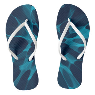 Blue Tie-dye Thongs