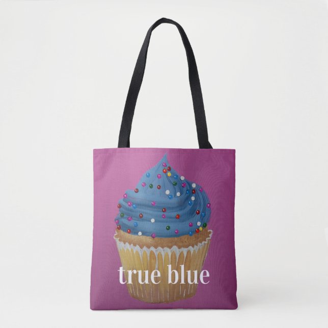 Blue-tiful - true blue tote bag (Front)