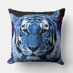 Blue Tiger Cushion