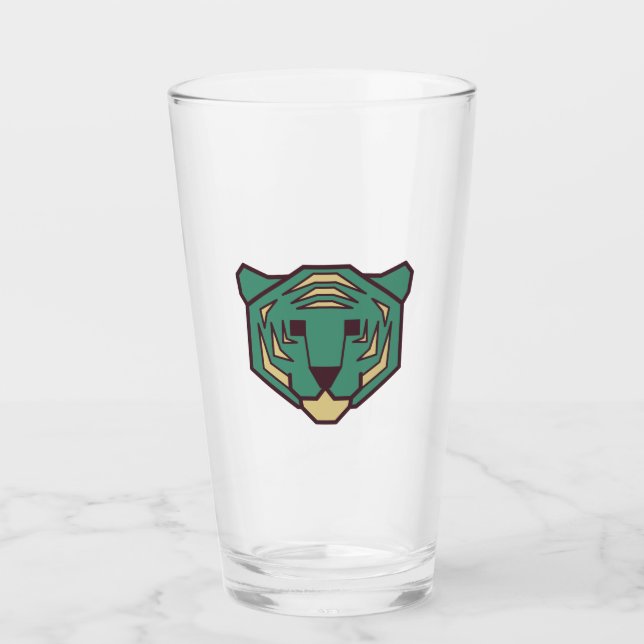 Blue Tiger Head Glass (Front)