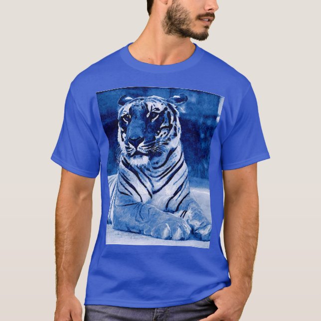 Blue Tiger T-Shirt (Front)