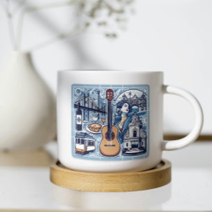 Blue tile about Lisbon and Portuguese culture Coffee Mug