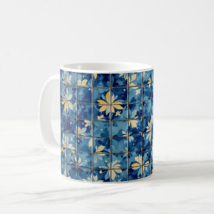 Blue Tile Coffee Mug