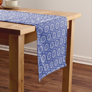 Blue Tile Table Runner