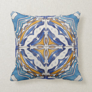 Blue Tiles Cushion