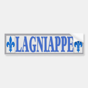 Blue Tiles Lagniappe Bumper Sticker
