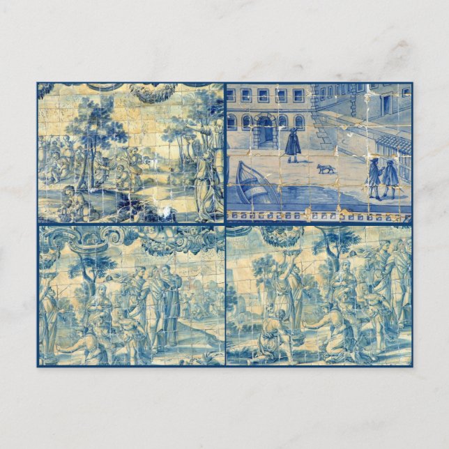 Blue tiles postcard (Front)